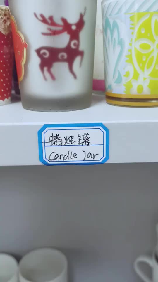 stock here! 1 day delivery! Custom design wedding Decorative Supplies glass candle holder printing - video